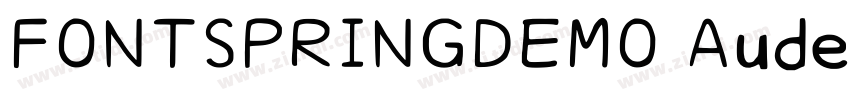 FONTSPRINGDEMO Audel字体转换